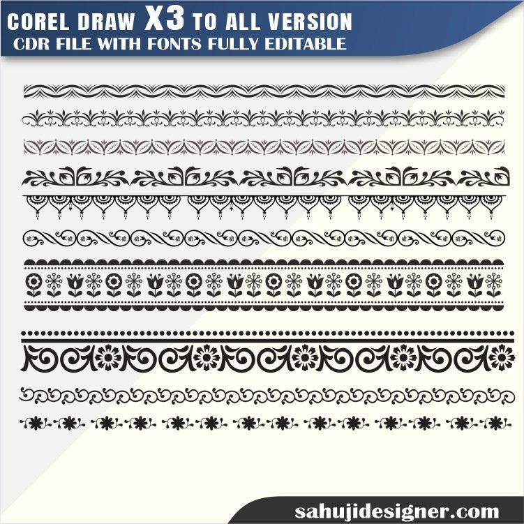 Latest And Best Border Clip Design CDR File