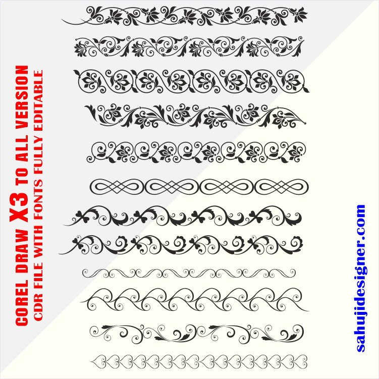 Latest And Best Border Clip Design CDR File